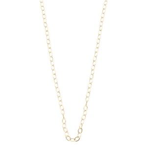Made in Italy 14kt Gold Oval Link Chain Necklace